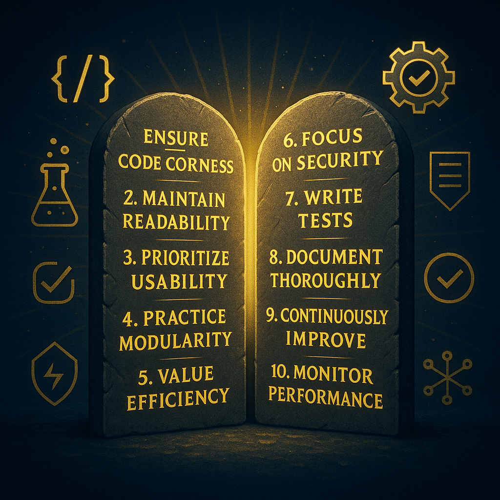 Die 10 Gebote der Software-Qualität