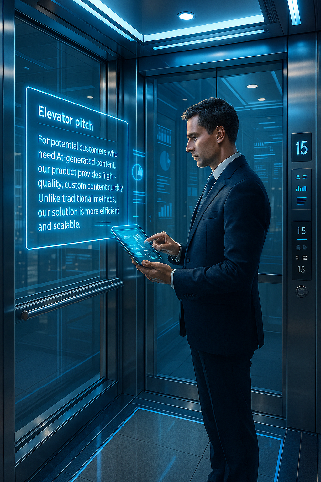 Elevator Pitch Generator: Zeit ist Geld